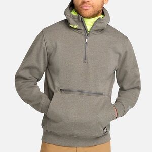Timberland PRO Heather Gray Work Honcho Hoodie - Rain Repel and Mask